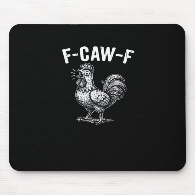 F-Caw-F Chicken Retro Graphic Musmatta (Framsidan)