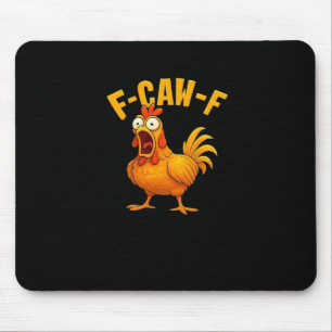 F-Caw-F-Chicken Viktigt Roligt Citat Musmatta