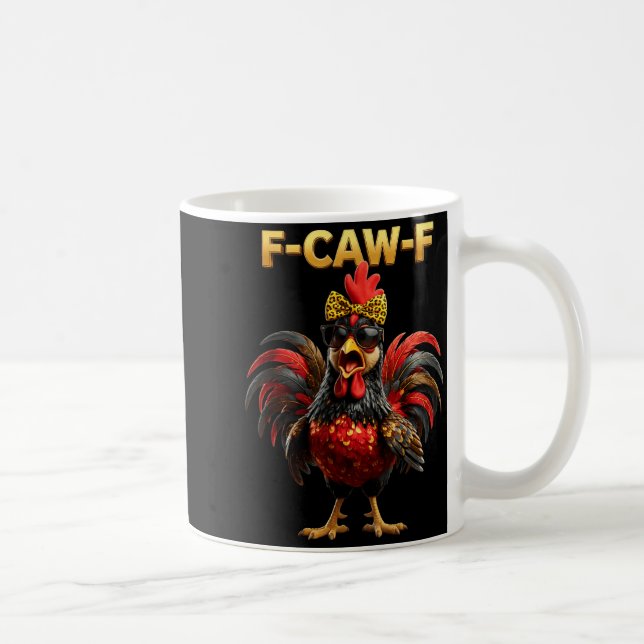 F Caw F Citat Tupp Meme Fawk Fcawf Rolig Kaffemugg (Höger)