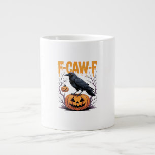 F-Caw-F Classic Halloween Korp Pumpa Tröja - Spoo Jumbo Mugg
