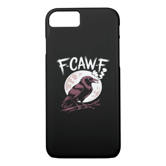 F-Caw-F Classic Minimal Clean Case-Mate iPhone Skal (Baksida)