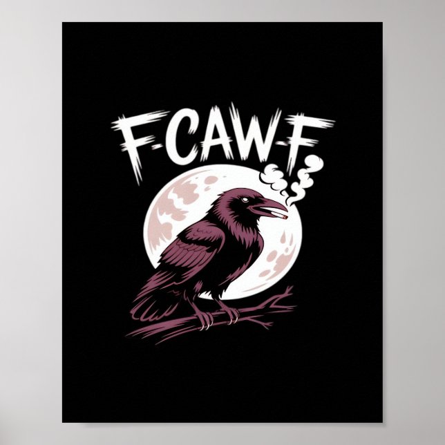 F-Caw-F Classic Minimal Clean Poster (Framsidan)