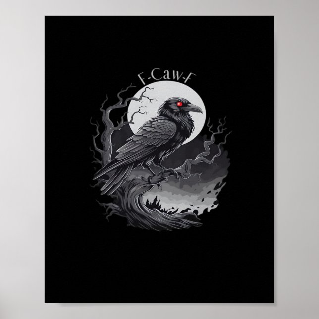 F-Caw-F Classic Minimal Clean Poster (Framsidan)