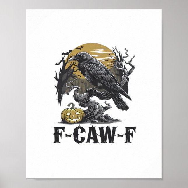 F-Caw-F Classic Minimal Design Poster (Framsidan)