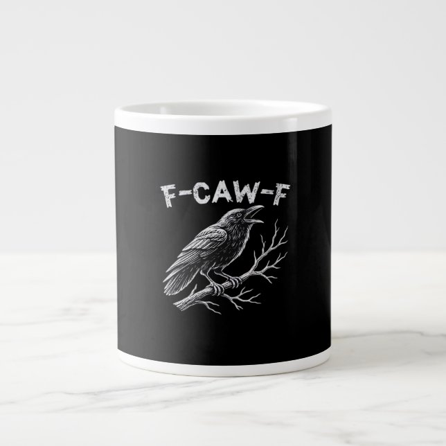 F-Caw-F Classic Retro Style Jumbo Mugg (Framsidan)