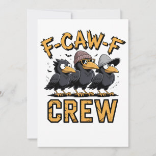 F-Caw-F Crew Funny Matching Cousins Outfit Kort
