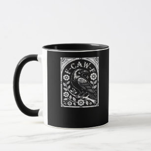 F-Caw-F Crow Aesthetic Casual Mugg