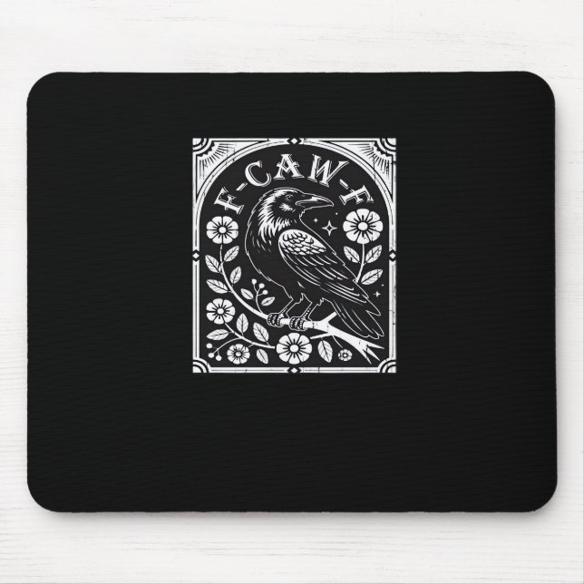 F-Caw-F Crow Aesthetic Casual Musmatta (Framsidan)