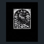 F-Caw-F Crow Aesthetic Casual Poster<br><div class="desc">F-Caw-F Crow Aesthetic Casual: A casual crow design with aesthetic charm and subtle humor. Great for creative personalities. Trendy,  light,  and cool.</div>