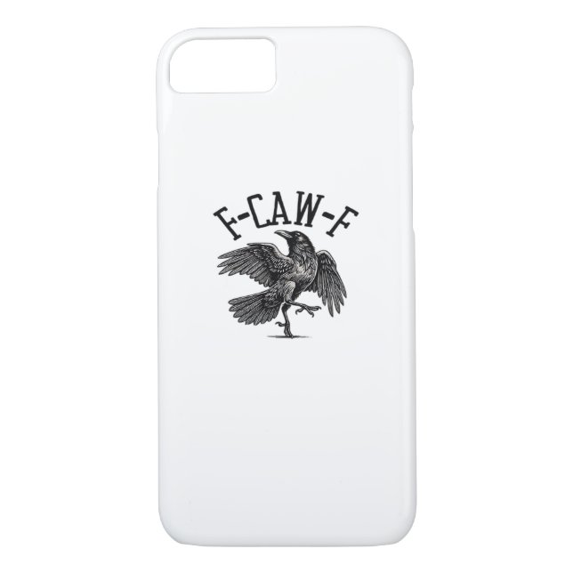 F Caw F Crow Creative Casual Case-Mate iPhone Skal (Baksida)