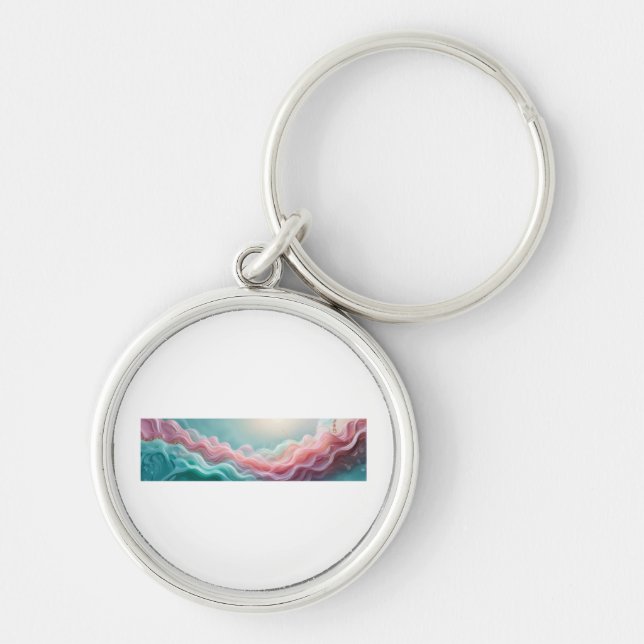 F-Caw-F Crow Funny Crow Lover Humor Bird Creative  Rund Silverfärgad Nyckelring (Framsidan)