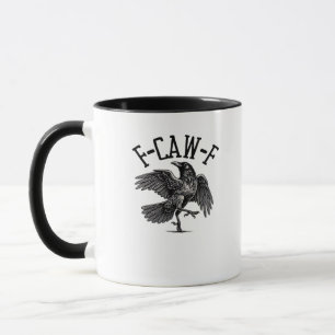 F Caw F Crow Kreativt Ledigt Mugg