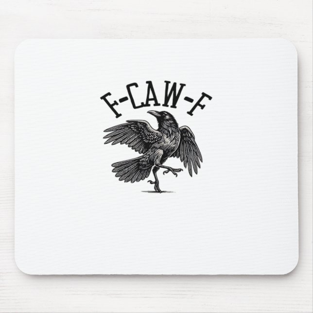 F Caw F Crow Kreativt Ledigt Musmatta (Framsidan)