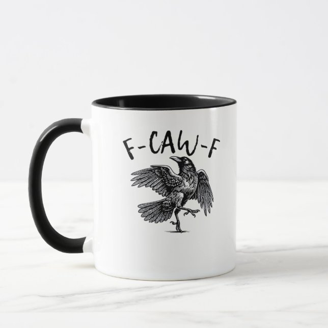 F Caw F Essential Classic Aesthetic Mugg (Vänster)