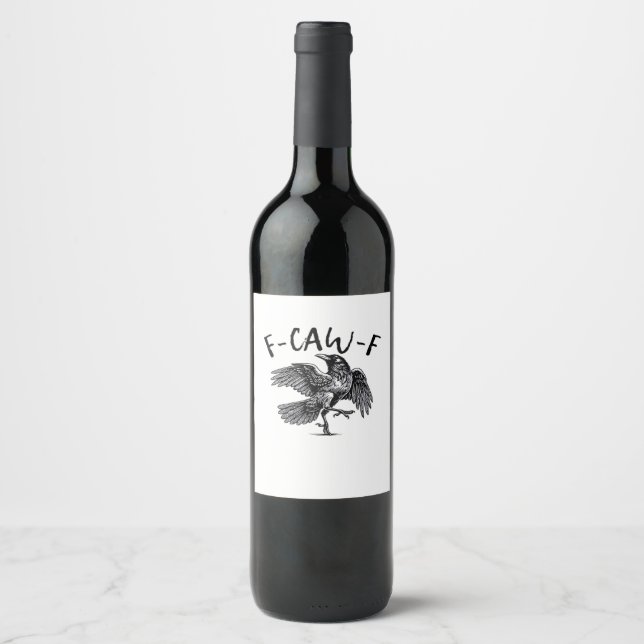 F Caw F Essential Classic Estetik Vinflaska Etikett (Framsida)