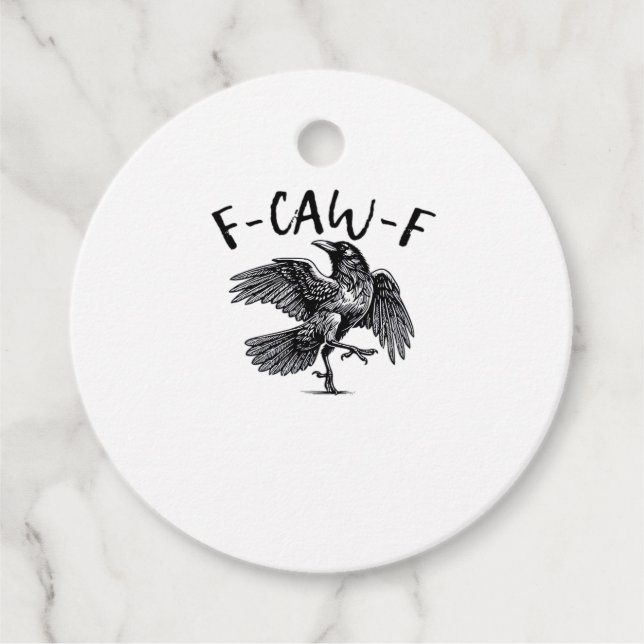 F Caw F Essential Klassisk Estetik Gåvor Etiketter (Framsida)