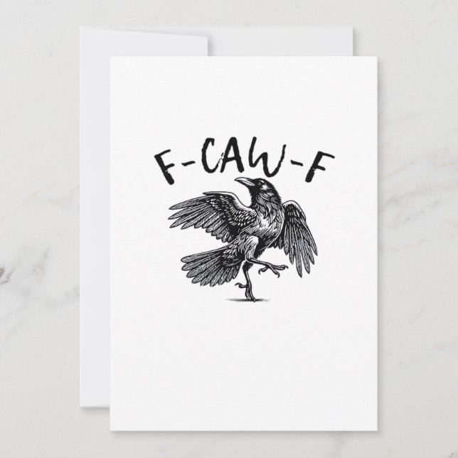 F Caw F Essential Klassisk Estetik Julkort (Framsida)