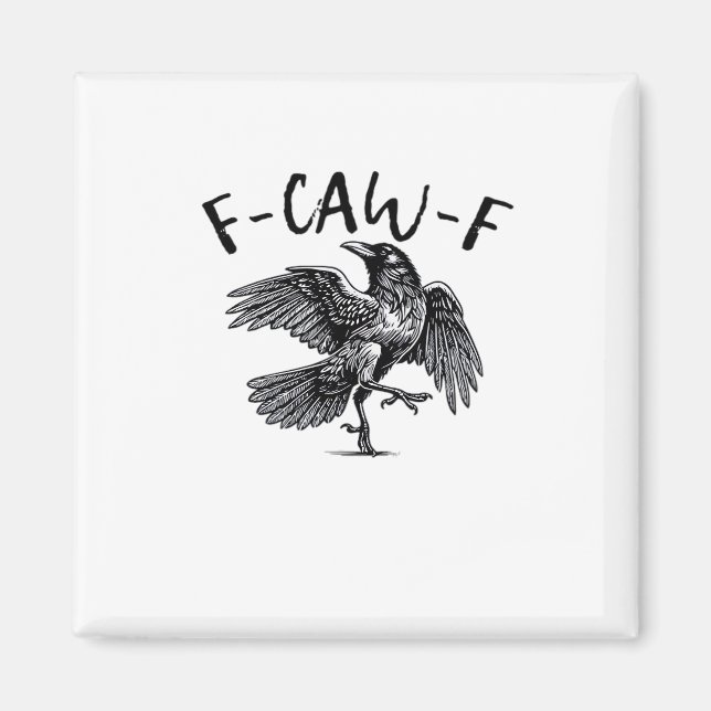 F Caw F Essential Klassisk Estetik Magnet (Framsidan)