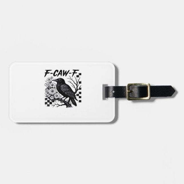 F Caw F Essential Rolig Trendig Stil Bagagebricka (Horisontell Framsida)