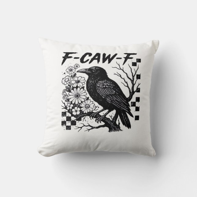 F Caw F Essential Rolig Trendig Stil Kudde (Framsida)