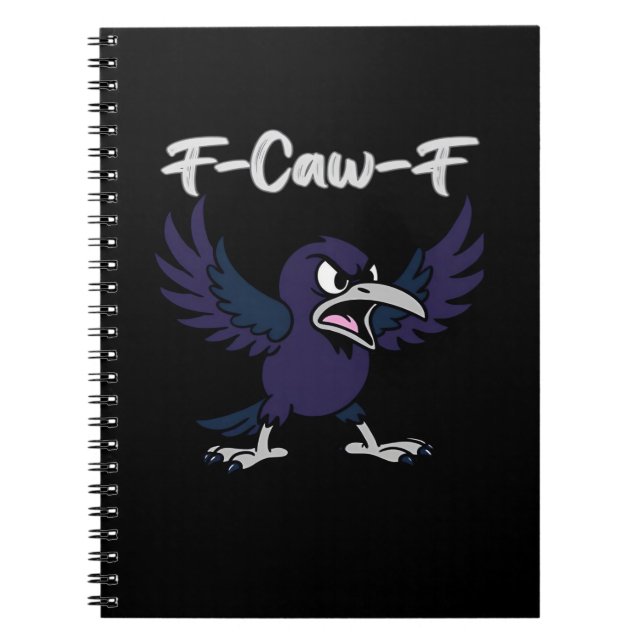 F-Caw-F estetisk grafik Anteckningsbok (Framsidan)