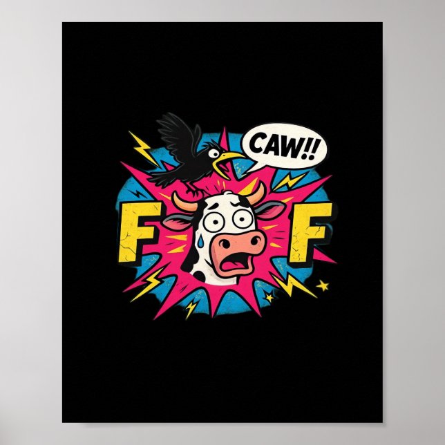 F-Caw-F estetiskt unikt Poster (Framsidan)