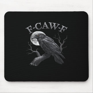 F-Caw-F Fågel Mån Gotisk Klassisk Cool Design Musmatta
