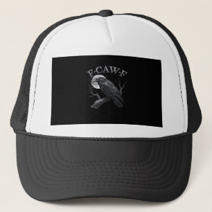 F-Caw-F Fågel Månad Goth Klassisk Cool Design Keps