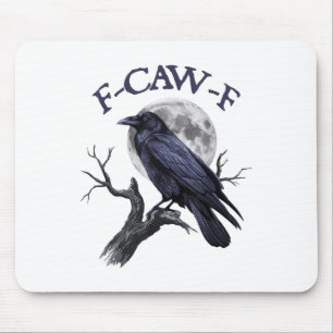 F-caw-f Funny Black Bird Black Kråka Musmatta