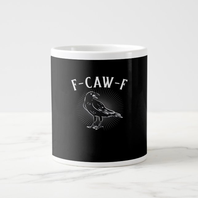 F-Caw-F Funny Casual Jumbo Mugg (Framsidan)