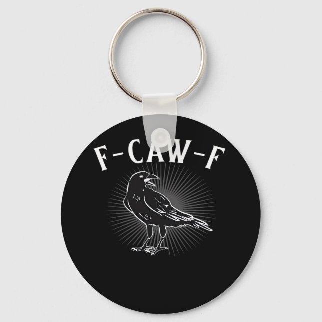 F-Caw-F Funny Casual Nyckelring (Framsida)
