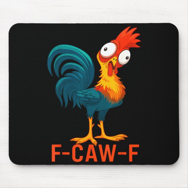 F-caw-f Funny Chicken Humor Quote Rooster Meme  Musmatta (Framsidan)