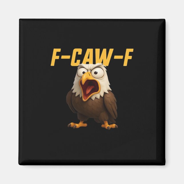 F-Caw-F Funny F-Caw-F Gear Creative Style Magnet (Framsidan)
