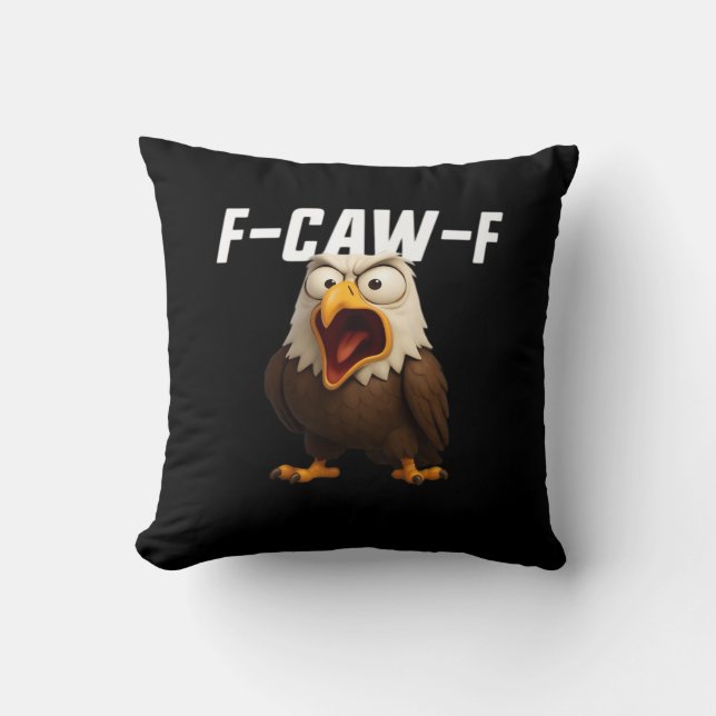 F-Caw-F Funny F-Caw-F Gear Kudde (Framsida)