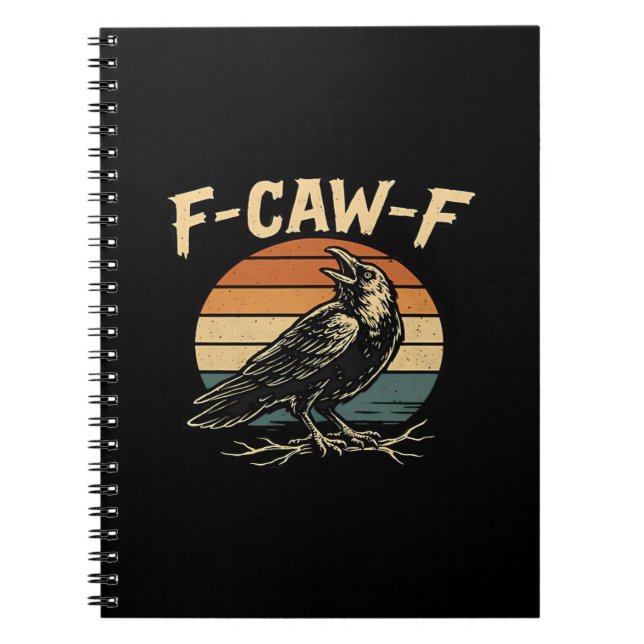 F-Caw-F Funny Trendy Anteckningsbok (Framsidan)