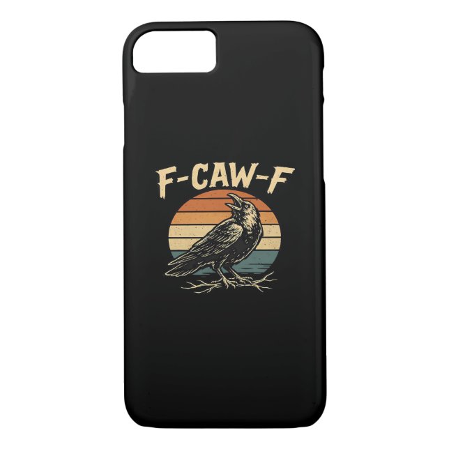 F-Caw-F Funny Trendy Case-Mate iPhone Skal (Baksida)