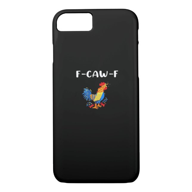 F-Caw-F Funny Trendy Case-Mate iPhone Skal (Baksida)