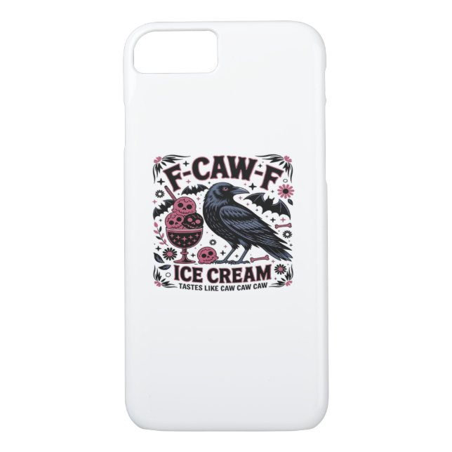 F Caw F Funny Trendy Case-Mate iPhone Skal (Baksida)
