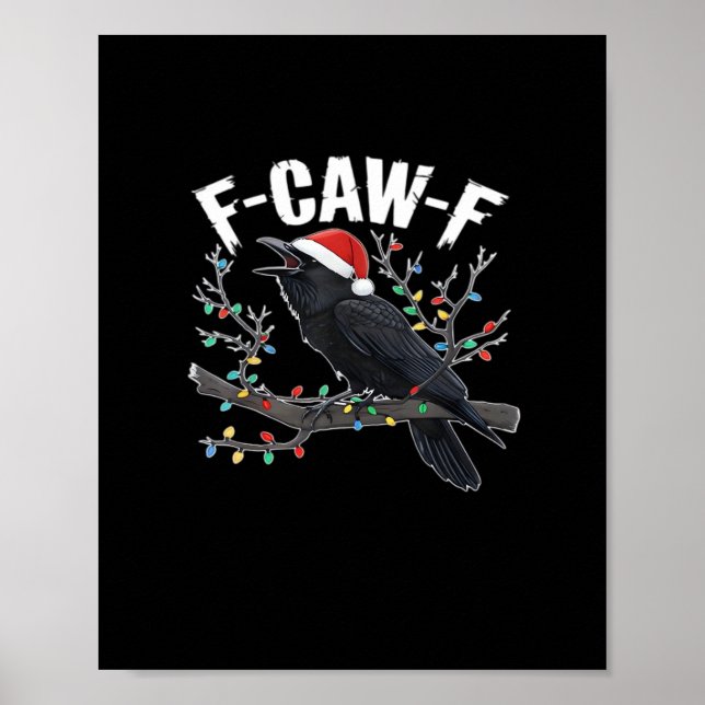 F-Caw-F Funny Trendy Poster (Framsidan)