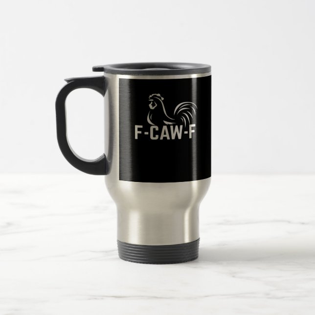 F-Caw-F Funny Wordplay Quote Creative Casual Resemugg (Vänster)