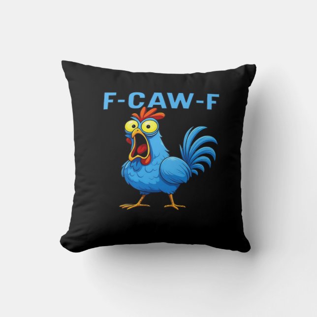 F-Caw-F Grafisk utrustning Kreativ design Kudde (Framsida)