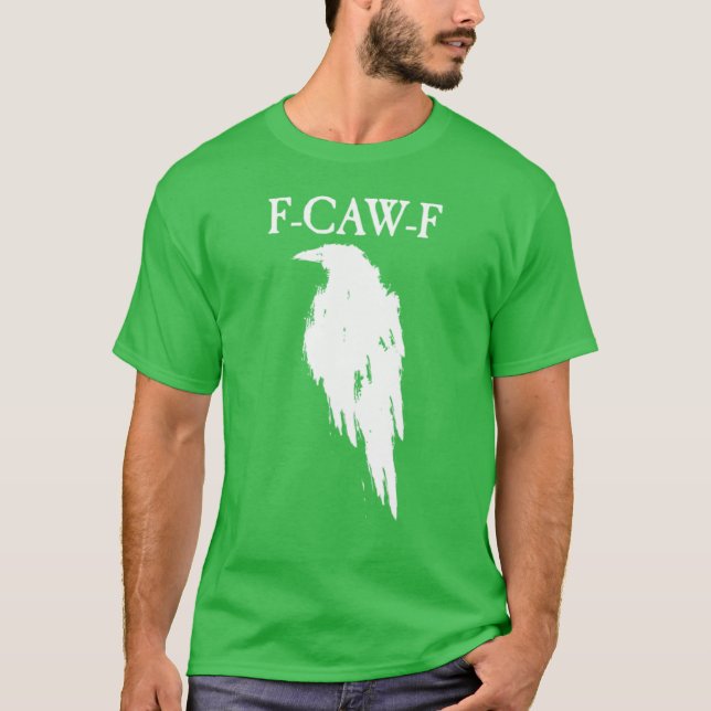 F Caw F Halloween-kostym T Shirt (Framsida)