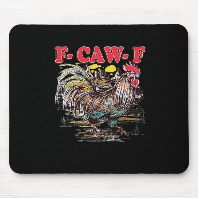 F-Caw-F Hei Hei Moana Rooster Classic Funny Graphi Musmatta (Framsidan)