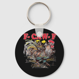 F-Caw-F Hei Hei Moana Tupp Klassisk Rolig Grafi Nyckelring
