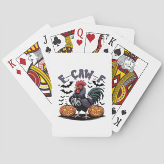 F-Caw-F Humor Crow Funny Gothic Casinokort