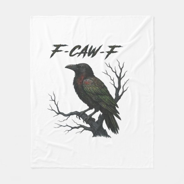F-Caw-F Klassisk Cool Fleecefilt (Framsidan)
