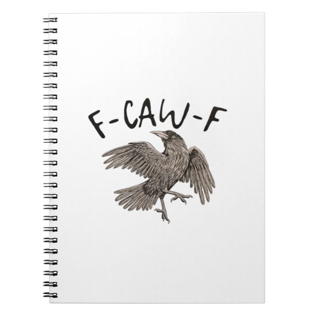 F-Caw-F Klassisk Estetisk Casual Anteckningsbok (Framsidan)