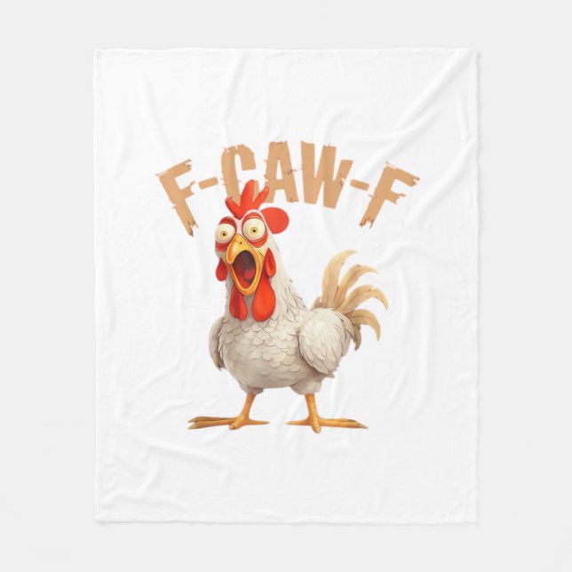 F-Caw-F Klassisk estetisk stil Fleecefilt (Framsidan)
