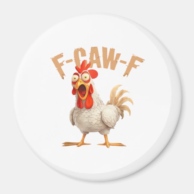 F-Caw-F Klassisk estetisk stil Magnet (Framsidan)