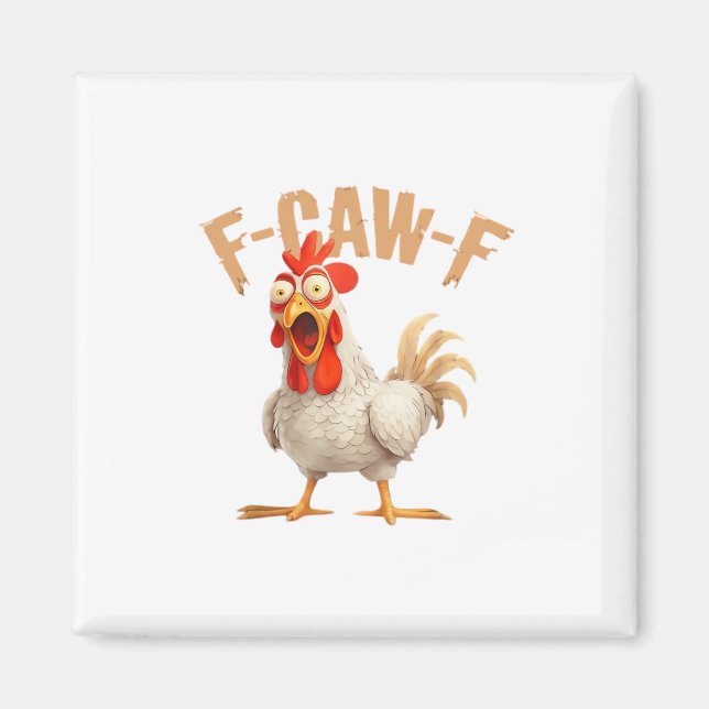 F-Caw-F Klassisk estetisk stil Magnet (Framsidan)